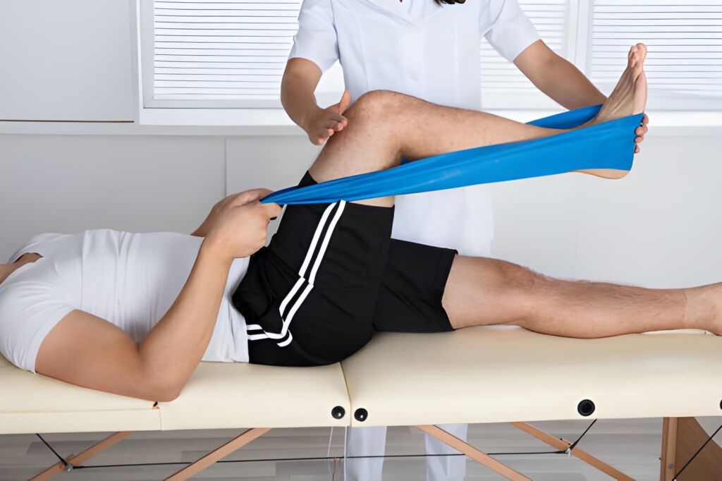 esercizi di fisioterapia ginocchio